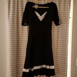 Black Unique Vintage Swing Dress